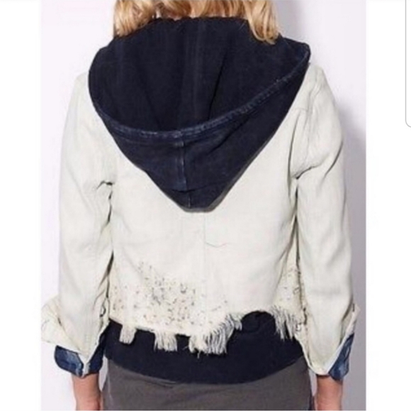 Free People Jean Jacket S EUC - Picture 4 of 9